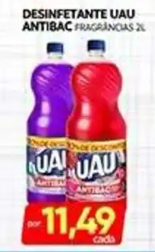 Novo Mix Desinfetante uau antibac fragrancias 2l oferta