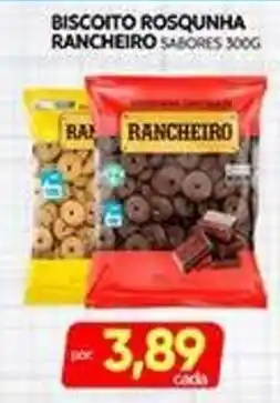 Novo Mix Biscoito rosquinha rancheiro sabores oferta