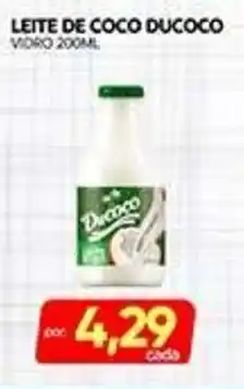 Novo Mix Leite de coco ducoco vidro oferta