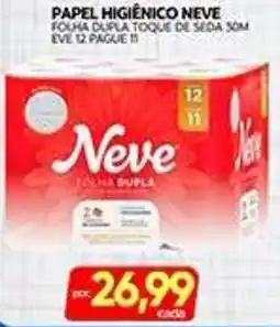 Novo Mix Papel higiênico neve oferta