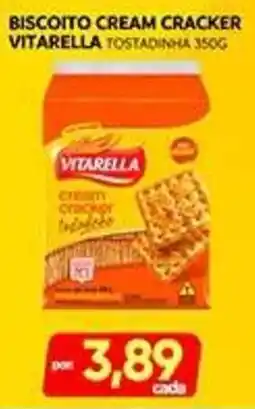 Novo Mix Biscoito cream cracker vitarella oferta