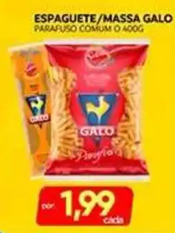 Novo Mix Espaguete/massa galo oferta