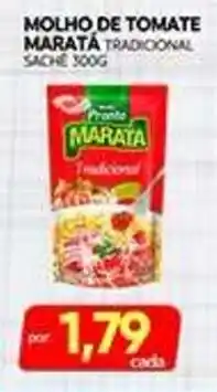 Novo Mix molho de tomate marata tradicional oferta