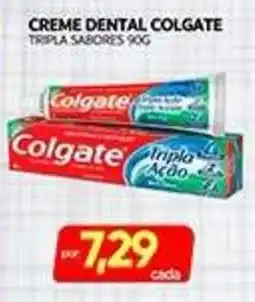 Novo Mix Creme dental colgate tripla sabores oferta
