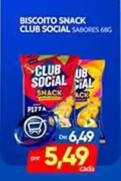 Novo Mix Biscoito snack club social sabores oferta