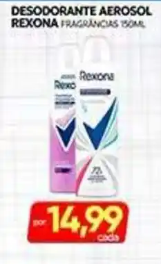 Novo Mix Desodorante aerosol rexona fragrancias oferta