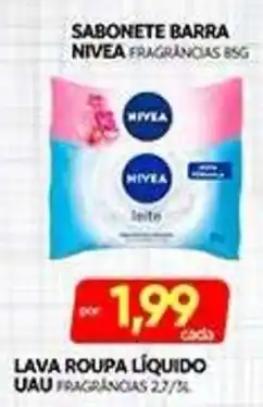 Novo Mix Sabonete barra nivea fragrâncias oferta