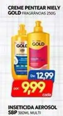 Novo Mix Creme pentear niely gold fragrâncias oferta