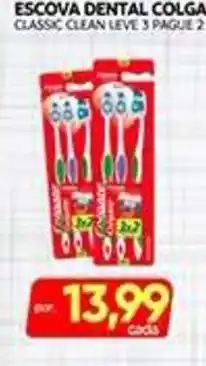 Novo Mix escova dental colga classic clean oferta