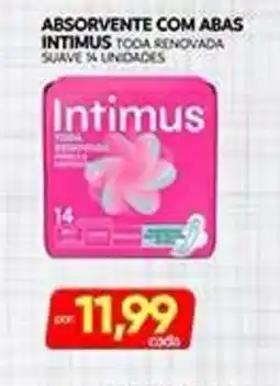 Novo Mix Absorvente com abas intimus toda renovada oferta