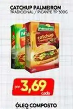 Novo Mix Catchup palmeiron tradicional / picante oferta