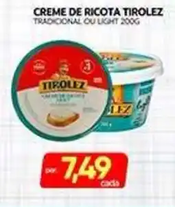 Novo Mix Creme de ricota tirolez oferta
