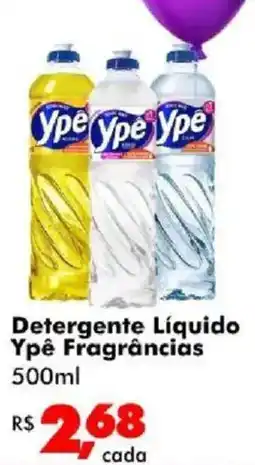 Big Box Detergente Líquido Ypê Fragrâncias oferta