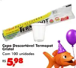 Big Box Copo descartável termopot cristal oferta