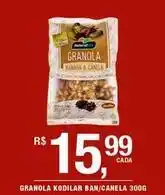 DB Supermercados Natural - granola ban/ canela oferta