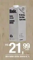 DB Supermercados Aveia - beb nude barista oferta