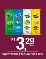 DB Supermercados Mais coco - gelo p/drinks coco leve coco oferta