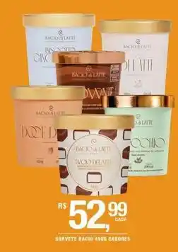 DB Supermercados Sabores - sorvete bacto sabores oferta