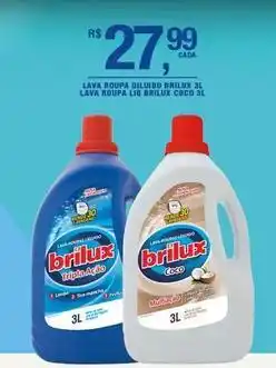 DB Supermercados Brilux - lava roupa 3l lava roupa 3l liq coco oferta
