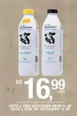 DB Supermercados Vida - leite l vida oferta