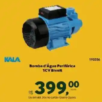 Bomba d'Água Periférica 1CV Bivolt