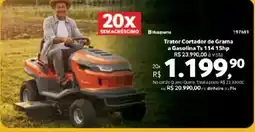 Quero Quero Trator Cortador de Grama a Gasolina TS 114 15HP oferta
