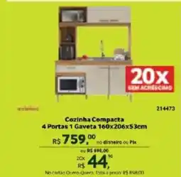 Quero Quero Cozinha Compacta oferta