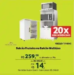 Quero Quero Balcão Fruteira ou Balcão Multiuso oferta