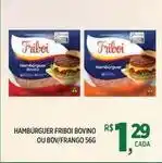 DB Supermercados Friboi - hambúrguer bovino ou bov/frango oferta