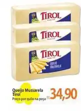 Atacadão Tirol - queijo mussarela oferta