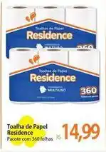 Atacadão Residence - toalha de papel oferta