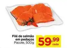 Carrefour Filé de salmão em pedaços oferta