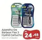 Novo Atacarejo Bic - aparelho de barbear flex 3 hydrid cartucho oferta