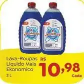 Novo Atacarejo Ekonomico - lava-roupas líquido mais oferta