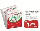 Novo Atacarejo Malu - guardanapo oferta