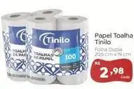 Novo Atacarejo Tinilo - papel toalha oferta