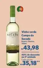 Sam's Club Grão de campo - vinho verde oferta