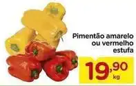 Carrefour Amarelo - pimentão amarelo ou vermelho estufa oferta