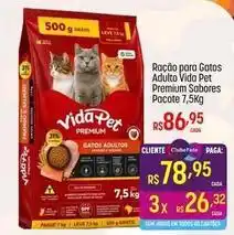 Vida pet - racao para gatos adulto premium sabores