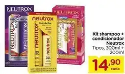 Carrefour Neutrox - kit shampoo + condicionador oferta