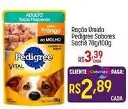 Muffato Pedigree - ração umida sabores oferta