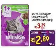Muffato Whiskas - ração umida para gatos sabores oferta