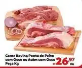 Max Atacadista Bovina - carne bovina ponta de peito com osso ou acém com osso peça oferta