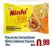 Max Atacadista Ninfa - macarrão instantâneo ninha sabores pacote oferta