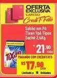 Max Atacadista Tixan - sabão em pó ypé tipos sachê oferta