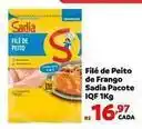 Max Atacadista Sadia - filé de peito de frango pacote iqf oferta