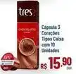 Max Atacadista Chocolatto - cápsula 3 corações tipos caixa com 10 unidades oferta