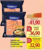 Atacadão Costa sul - salmão em pedaços oferta