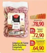 Atacadão Pacote - linguiça de carne suina nutribras congelada oferta