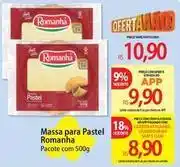 Atacadão Romanha - massa para pastel oferta